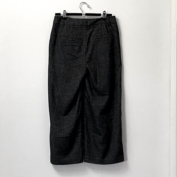 ONLY London Check Wide Leg Crop Trouser 💕 - Picture 3 of 8